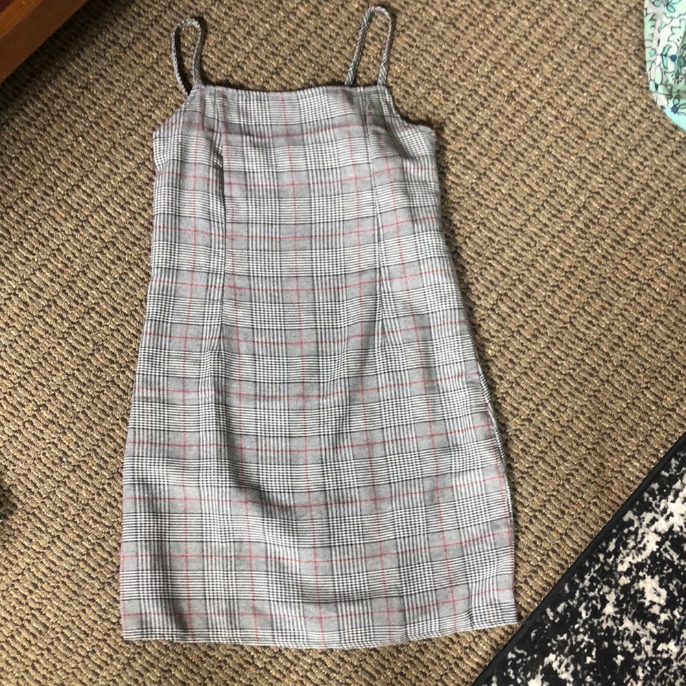 Plaid fall/winter mini dress